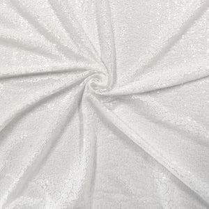 30cm x 275cm White Sequin Table Runner