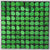 30cm x 30cm Pre-assembled Shimmer Sequin Wall Panel Backdrop - Round Laser Green