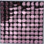 30cm x 30cm Pre-assembled Shimmer Sequin Wall Panel Backdrop - Round metallic Pink
