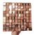 30cm x 30cm Pre-assembled Shimmer Sequin Wall Panel Backdrop - Square Rose Gold