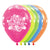 Sempertex 30cm Happy Birthday Neon Party Assorted Latex Balloon 12 Pack