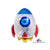 30" Online Party Supplies Large Rocket Shaped Foil Balloon for Outer Space kids' party ideas
