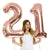 32 Inch Online Party Supplies Giant Rose Gold 0-9 Number Foil Balloons