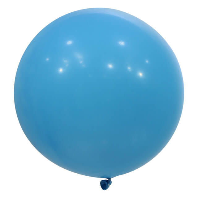 36" Online Party Supplies Jumbo Round Ocean Blue latex Balloon