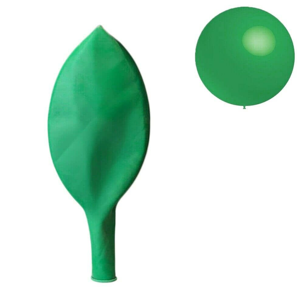 36" Jumbo Round Green Latex Balloon