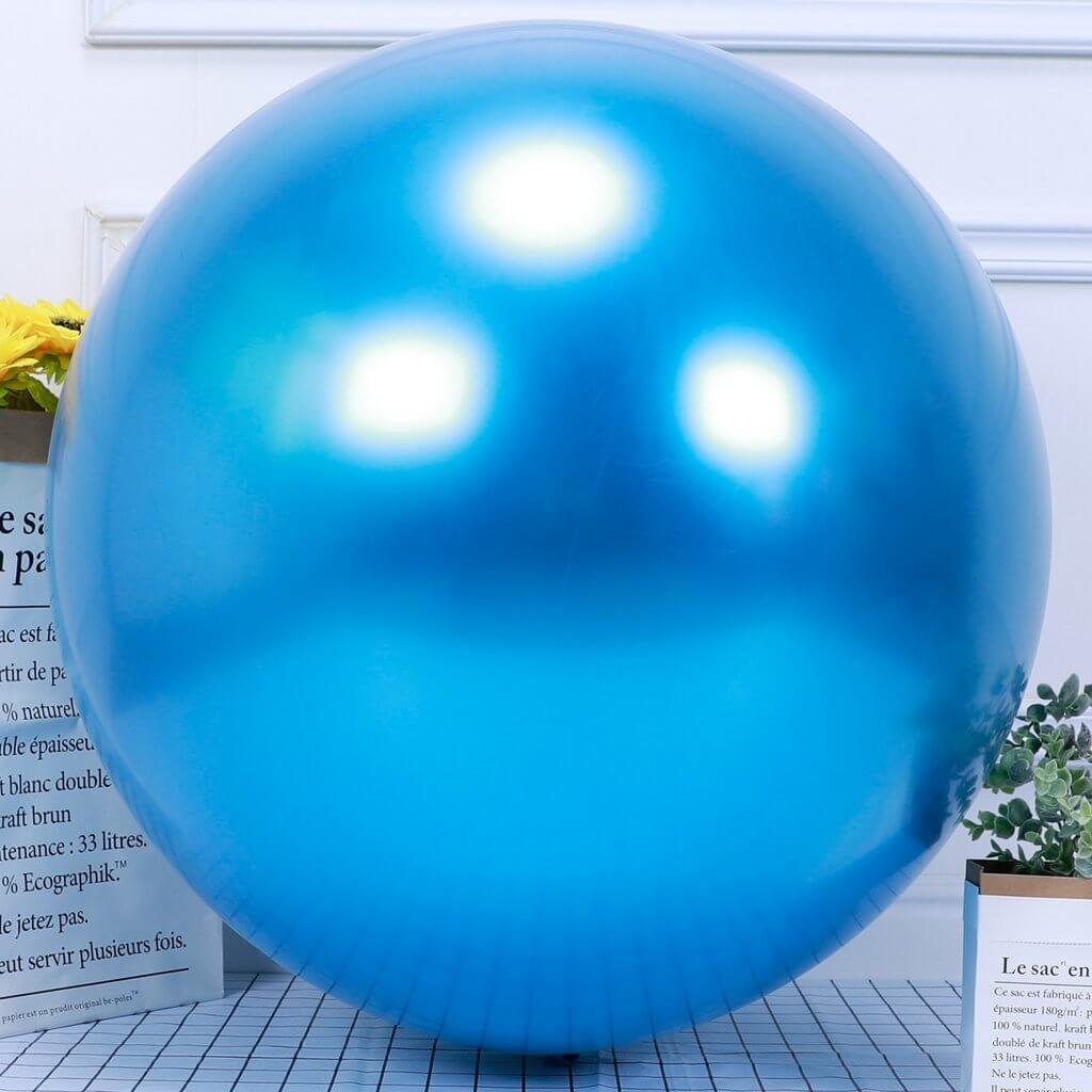 chromé latex ballongbukett 6st