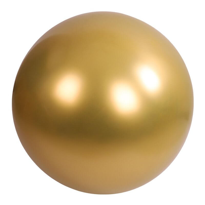 36" Jumbo Round Metallic Chrome gold Latex Party Balloon