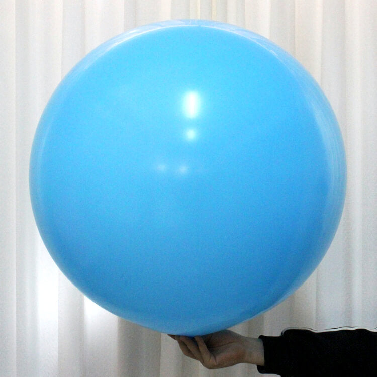 36" Online Party Supplies Jumbo Round Ocean Blue latex Balloon