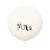 36" Jumbo Mr & Mrs Round White Wedding Bridal Shower Balloons (Pack of 1) - Online Party Supplies