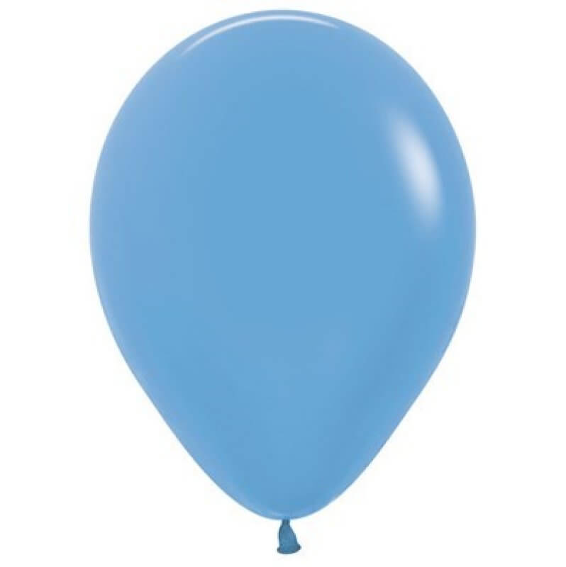 Sempertex 30cm Neon UV Reactive Blue Latex Balloon 10 Pack