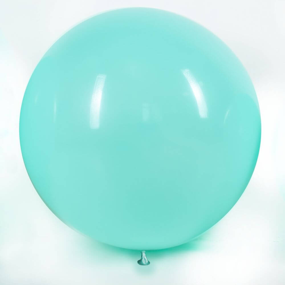 36 Inch Jumbo Pastel tiffany Round Macaron Latex Wedding Balloons