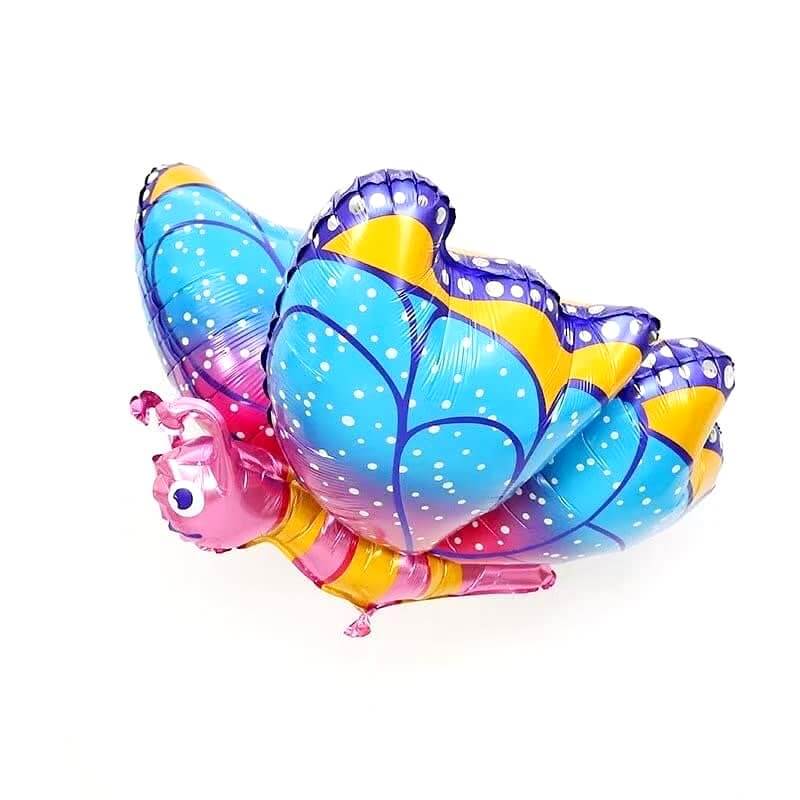 3D Blue Butterfly Foil Balloon