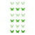 3D Green Butterfly Paper Garland Decorative Hanging Decorations