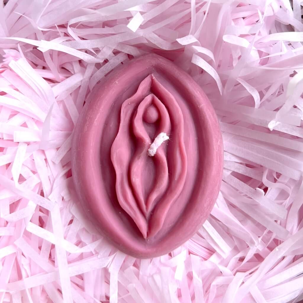 Australian Handmade 3D Sexy Pink Pussy Soy Candle - Lychee & Guava