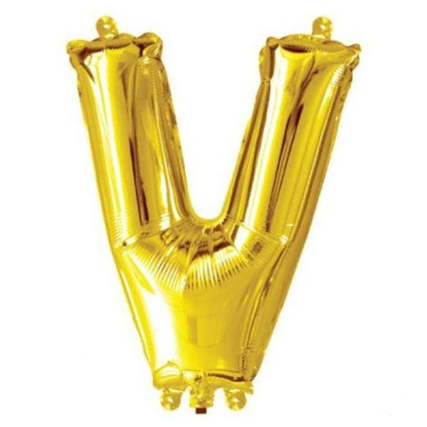 40cm Gold Alphabet A-Z Letter Air-Filled Foil Balloons - Online Party Supplies