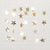 4m Gold Metallic Star Paper Garland