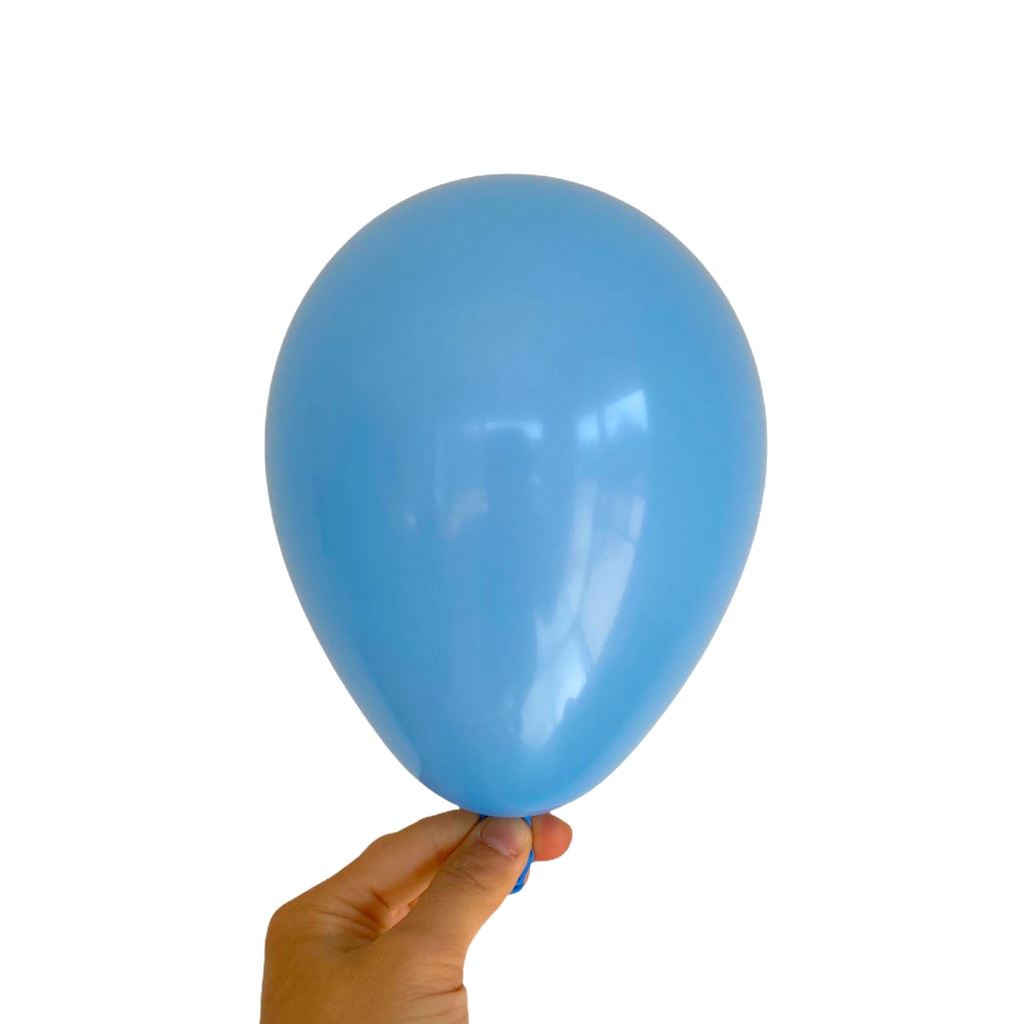 5 Inch Blue Mini Latex Balloons (Pack of 10) - Wedding, Bachelorette Party, and Bridal Shower Balloon Decorations