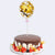 5 x 5" Mini Gold Confetti Balloon Cake Topper Kit