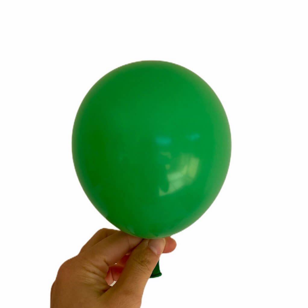 5 Inch Forest Green Latex Balloons (Pack of 10) - Wedding, Bachelorette Party, and Bridal Shower Balloon Decorations
