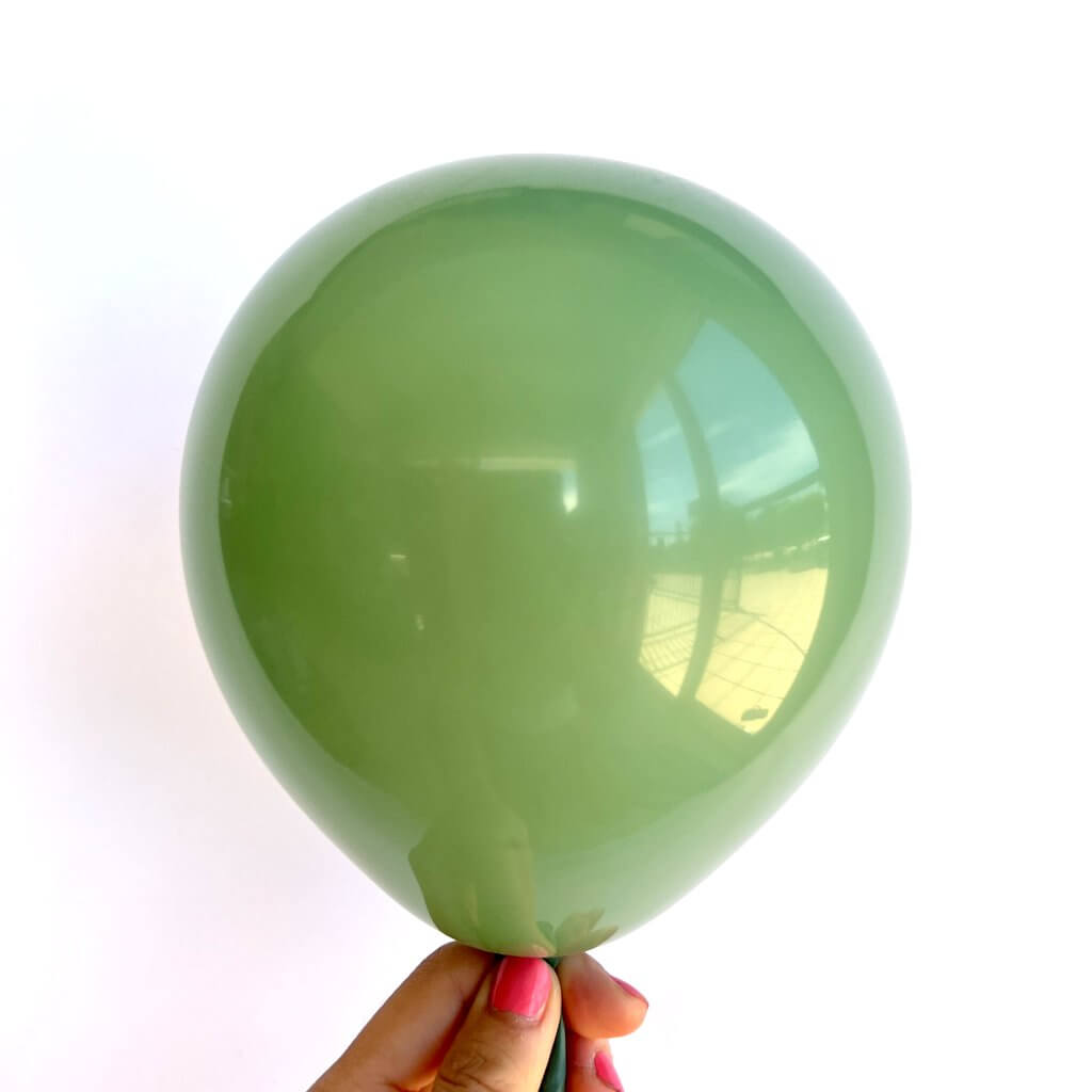 5" Avocado Green Mini Latex Balloon 10 Pack