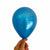 5" Pearl dark Blue Mini Latex Balloon 10 Pack