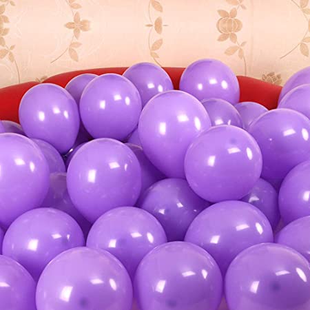 5" Purple Mini Latex Balloon 10 Pack - E20