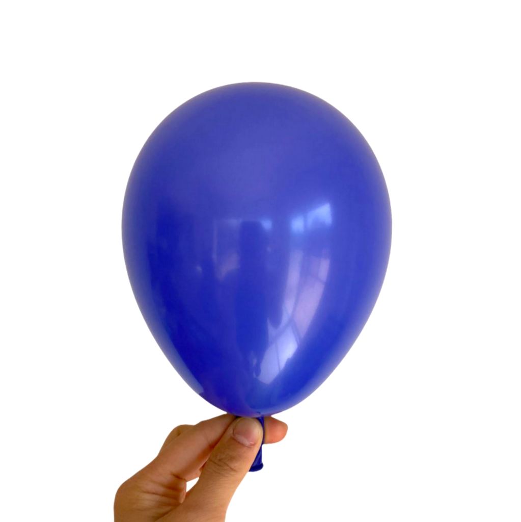 5 Inch royal Blue Mini Latex Balloons (Pack of 10) - Wedding, Bachelorette Party, and Bridal Shower Balloon Decorations