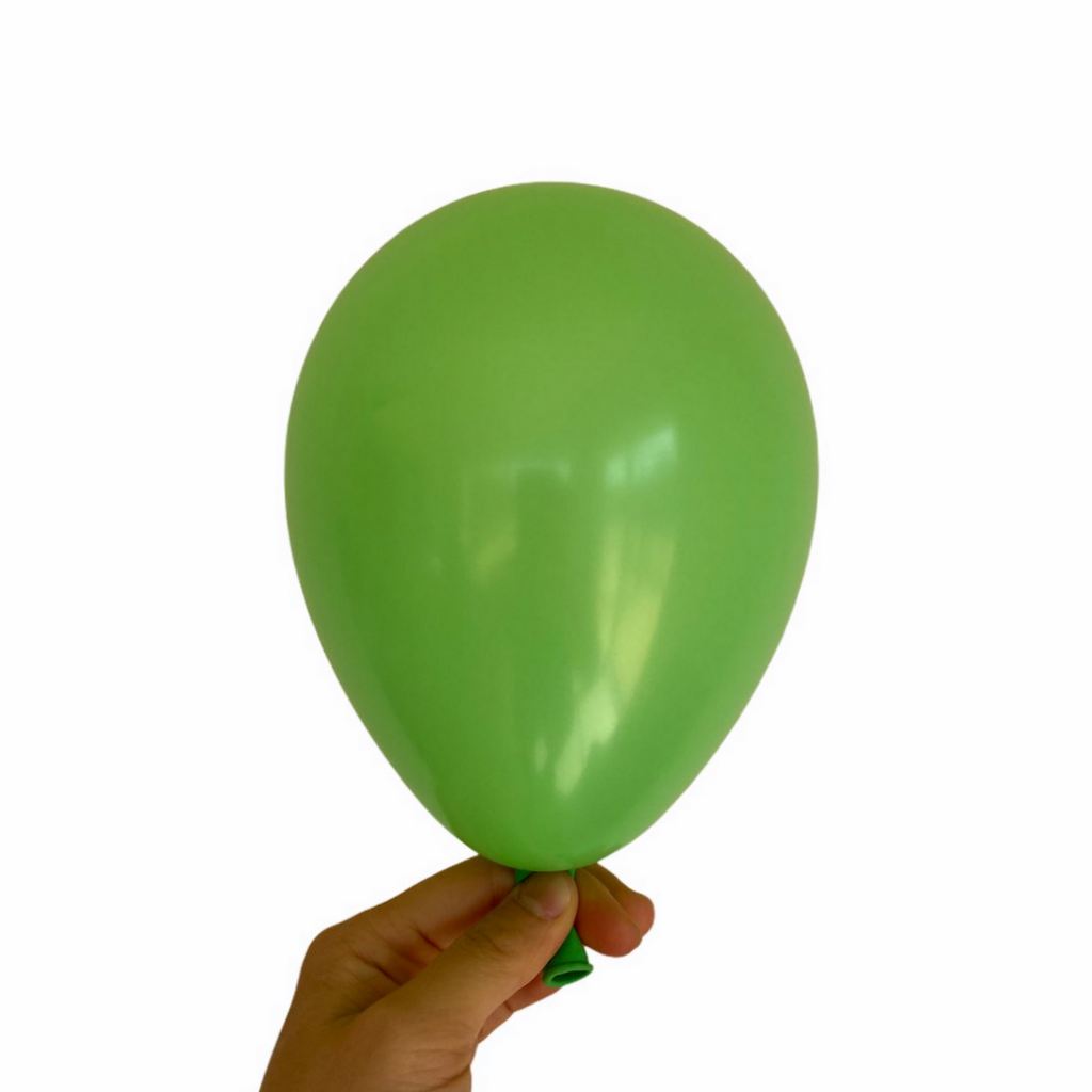 5 Inch spring Green Mini Latex Balloons (Pack of 10) - Wedding, Bachelorette Party, and Bridal Shower Balloon Decorations