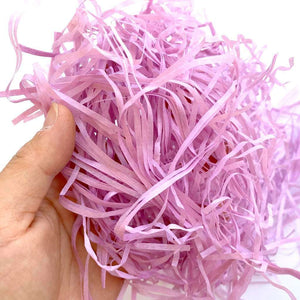 Coloured Shredded Tissue Paper 50g Bag - Baby Pink