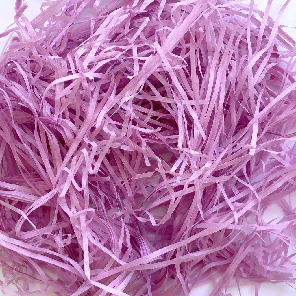 Coloured Shredded Tissue Paper 50g Bag - Lilac
