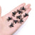50pcs Black Spooky Spiders Halloween Party Decorations
