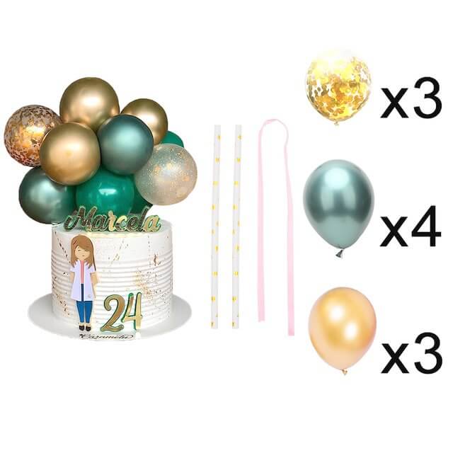 Ballons Or Chromé (x5) - Latex