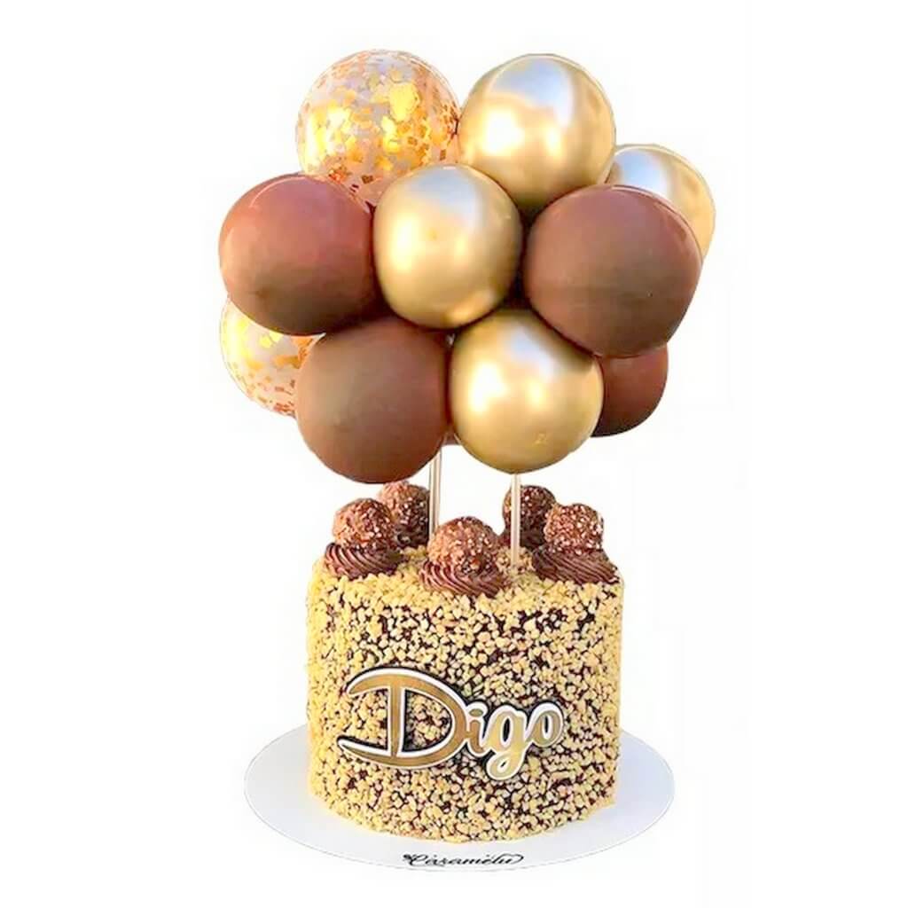 80 Pcs Gold Balls Cake Topper Mini Balloons Cake Toppers Silver Foam Ball Cake  Decorations Cake Insert Topper for Birthday Party