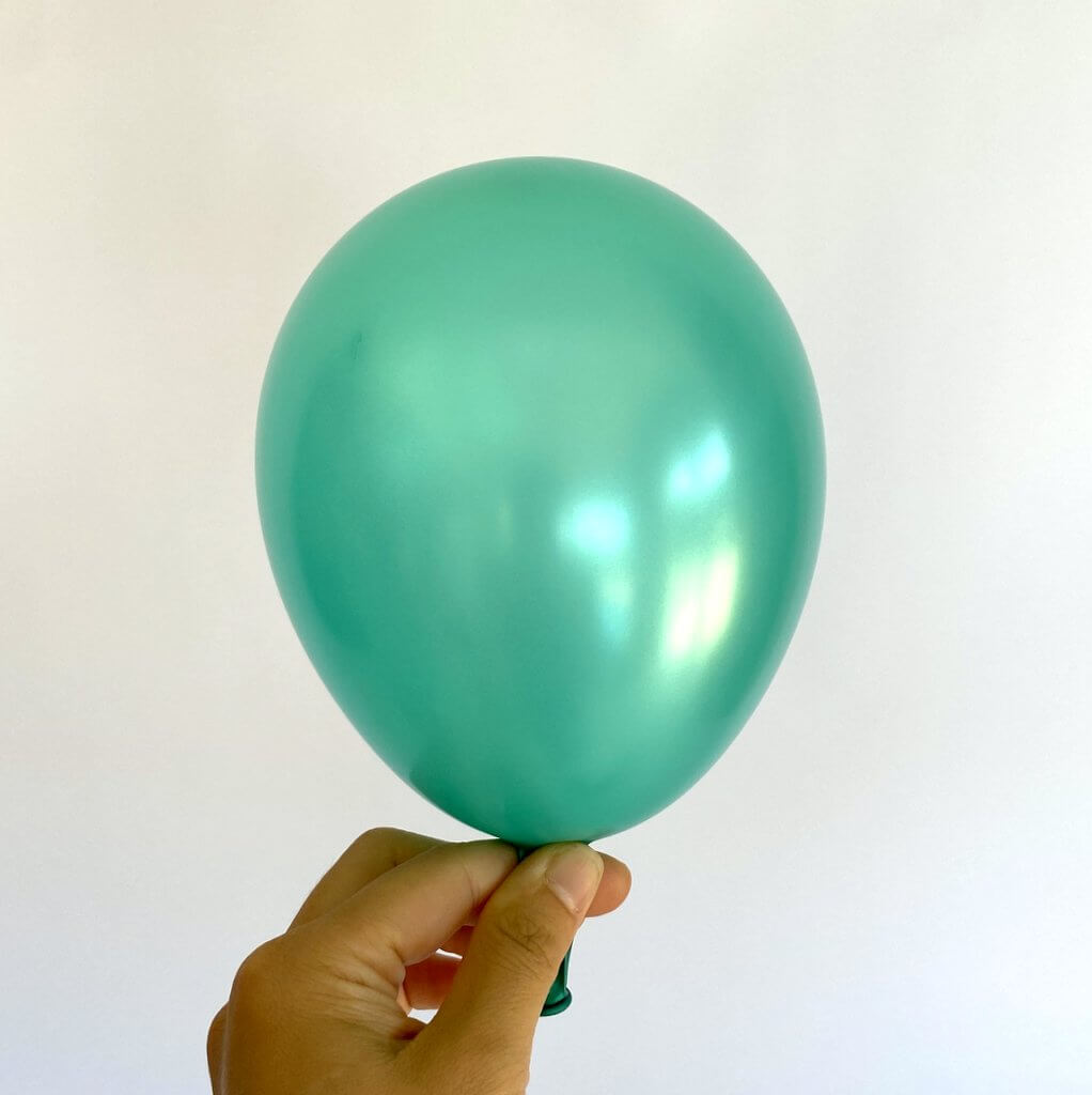5" Pearl Green Latex Mini Balloon 10 Pack