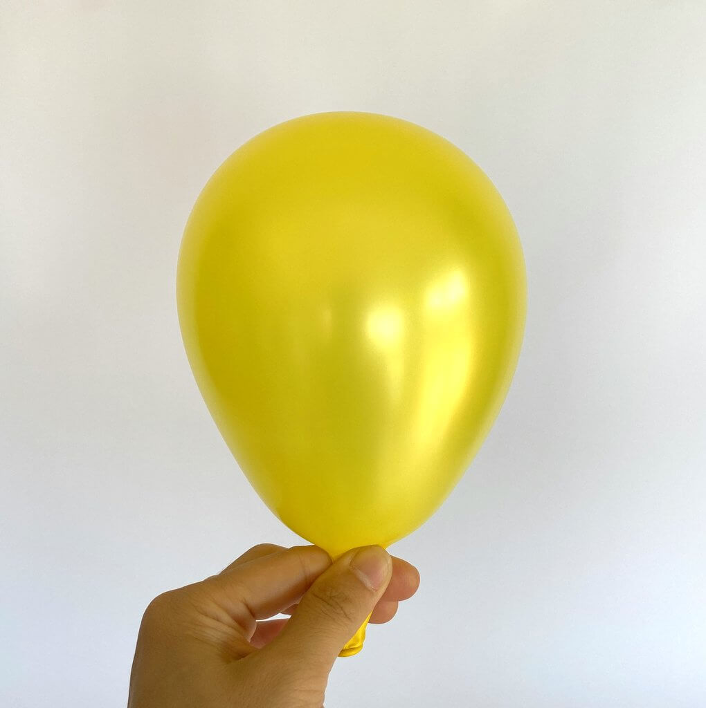 5" Pearl Yellow Mini Latex Balloons 10pk