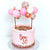 Mini Confetti Latex Balloon Garland Cake Topper Kit - Rose Gold & Baby Pink