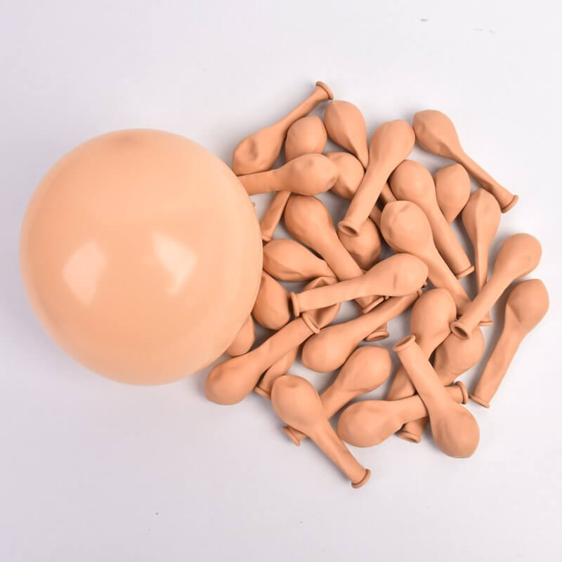 5 Inch Mini Vintage Retro Colour Latex Balloon 10 Pack