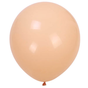 18" Vintage Retro Colour Latex Balloon - apricot