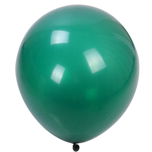 18" Vintage Retro Colour Latex Balloon - dark green