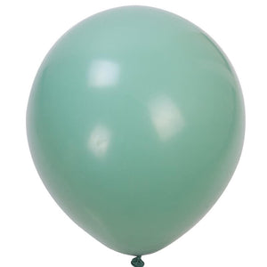 18" Vintage Retro Colour Latex Balloon - green