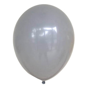 18" Vintage Retro Colour Latex Balloon - grey