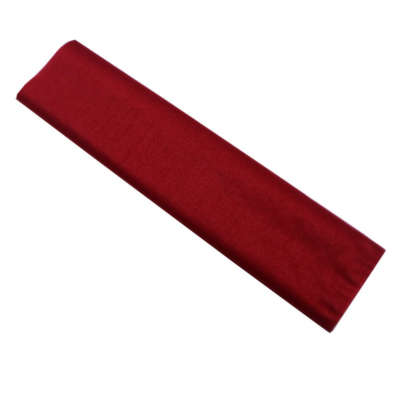 48cm x 5m Shimmer Sheer Burgundy Crystal Organza - Wedding Chair Sashes and Backdrop Decorations