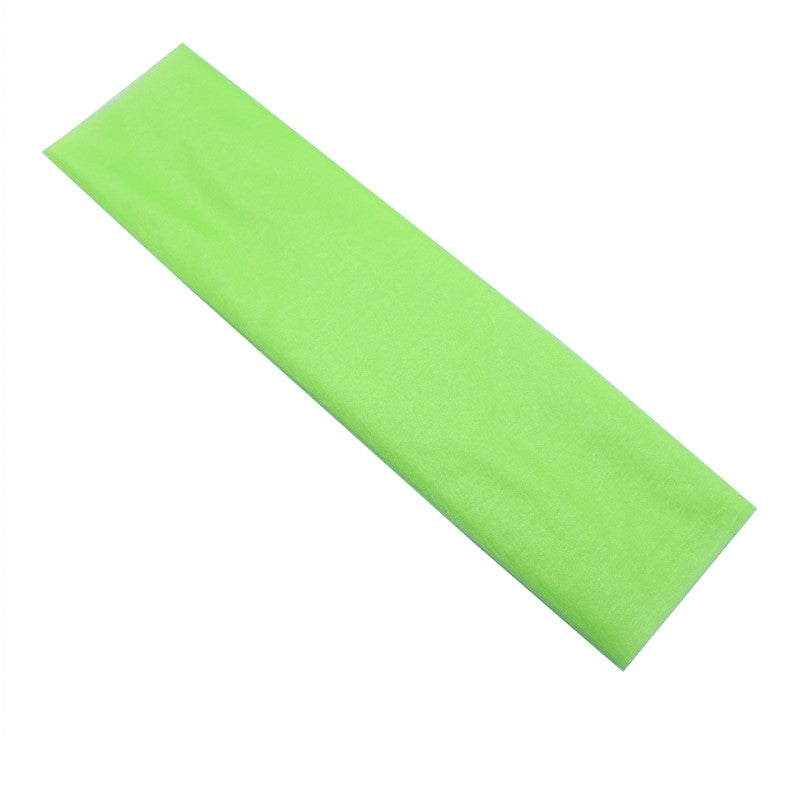 48cm x 5m Shimmer Sheer Lime Green Crystal Organza - Wedding Chair Sashes and Backdrop Decorations