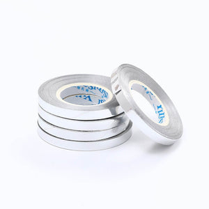 Metallic Silver Foil Curling Ribbon Roll - 5mm*10m