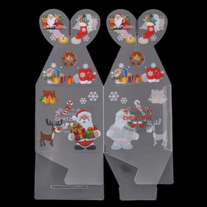 Christmas Clear Treat Box 5 Pack