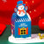 Blue Snowman Merry Christmas Favour Box 5 Pack