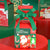 Red Santa Holding Xmas Present Merry Christmas Sweet Treat Box 5 Pack