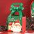 Dark Green Super Star Santa Claus Merry Christmas Sweet Treat Box 5 Pack