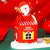 Red Santa Claus Merry Christmas Favour Box 5 Pack