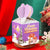 Purple Merry Christmas Snowman & Xmas Presents Small Gift Box 5 Pack